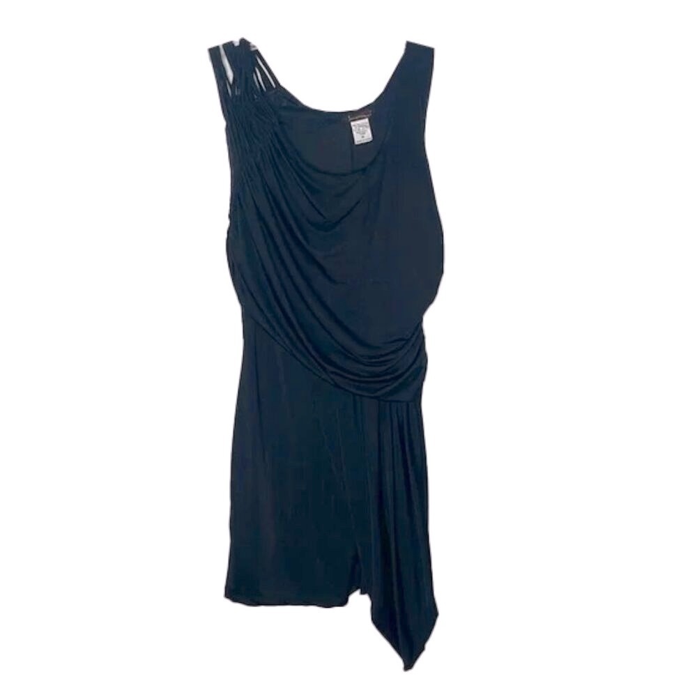 ❤️ JAYMY ruched black Dress Size M